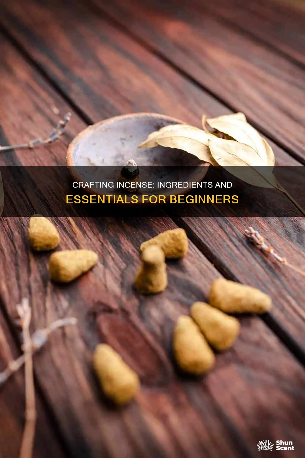 what do you need to make incense sticks