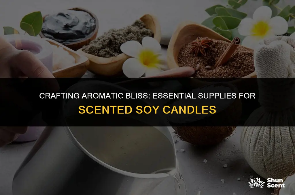 what do you need to make scented soy candles