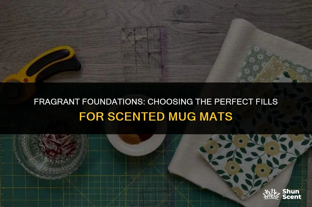 what do you put in scented mug mats