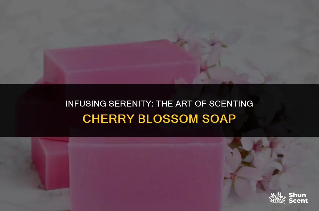 what do you scent cherry blossom soap with