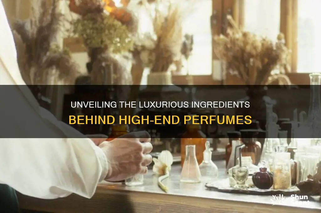 what do you think expensive perfume is made from
