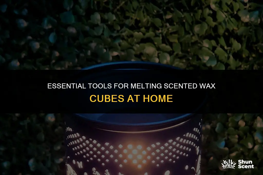what do you use to melt scented wax cubes