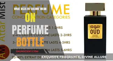 Understanding the Significance of 85% Volume in Perfume Bottles