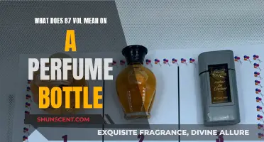 Understanding the Significance of 87 Vol in Perfume Concentration
