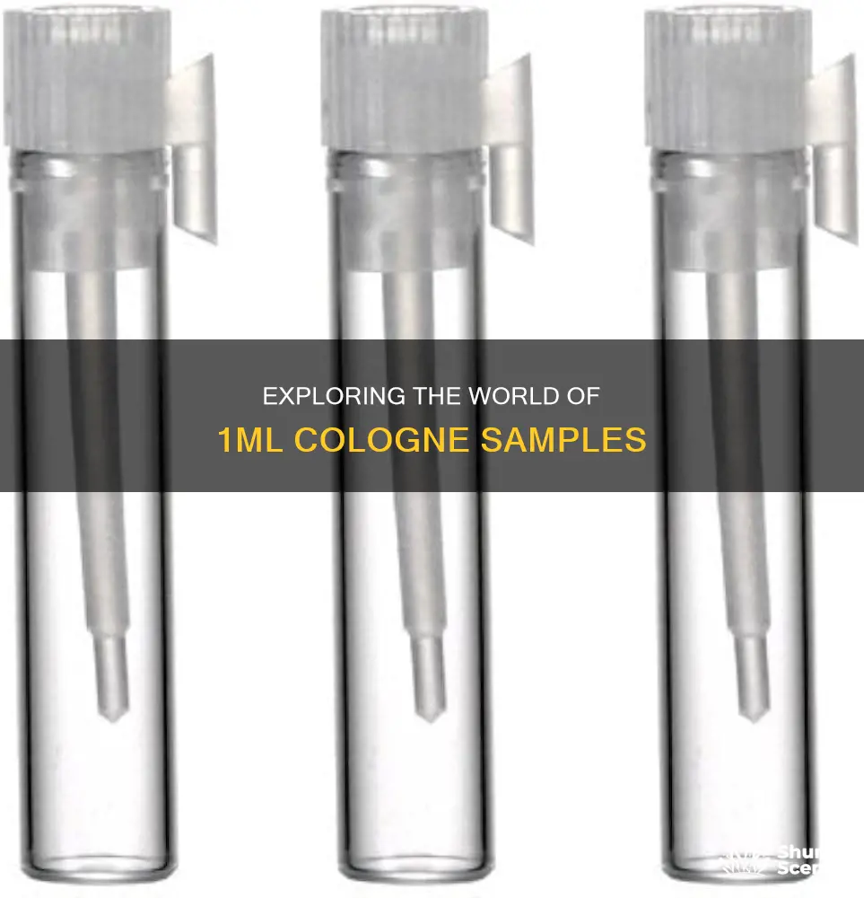 what does a 1ml cologne sample look like