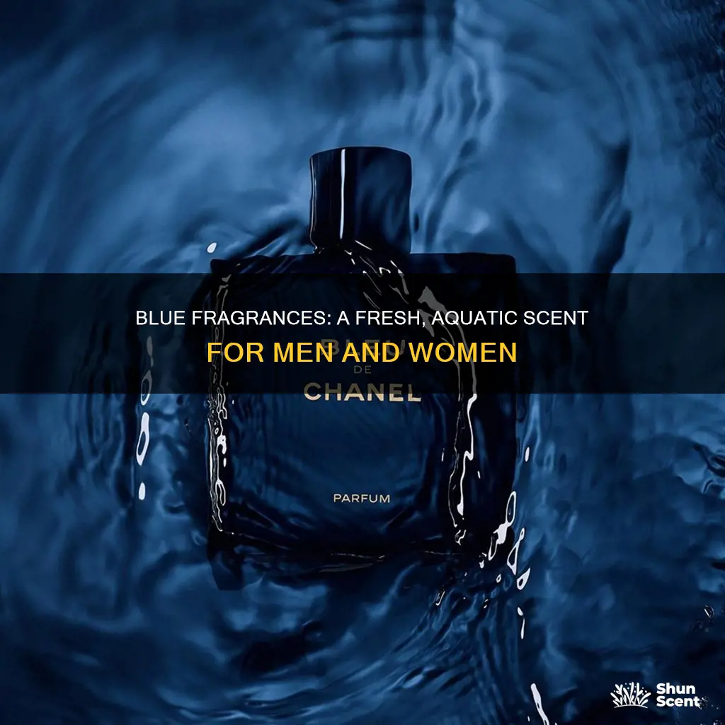 what does a blue fragrance mean