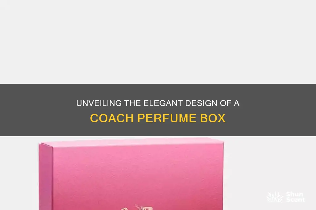 what does a coach perfume box look like