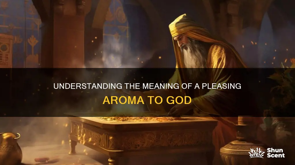 what does a pleasing aroma to the lord mean