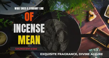 Incense Straight Line: What Does It Mean?