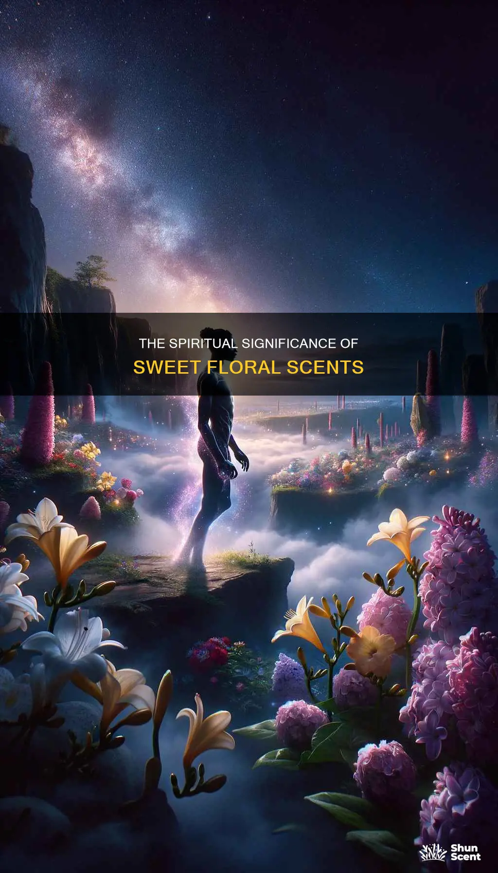 what does a sweet flower fragrance mean spiritually