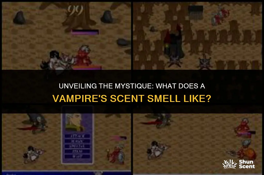 what does a vampires scent smell like
