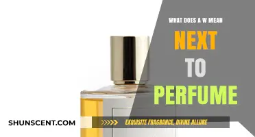 What Does a W Mean Next to Perfume? Decoding Fragrance Labels