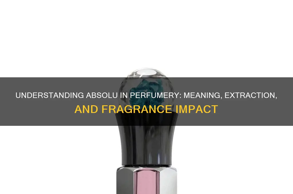 what does absolu mean in perfume