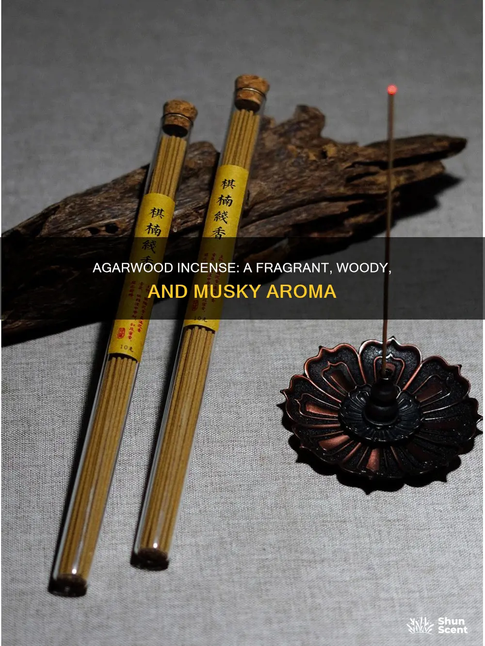 what does agarwood incense smell like