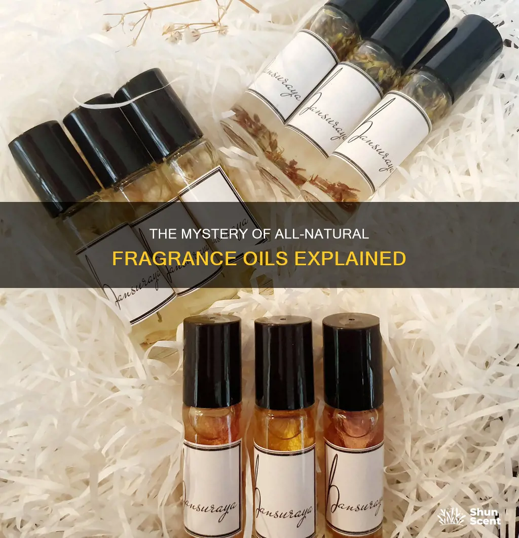 what does all natural fragrance oil mean