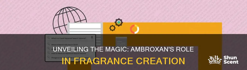 what does ambroxan do to a fragrance