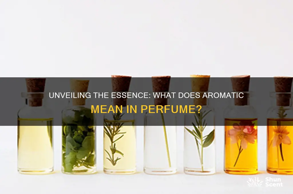 what does aromatic mean in perfume