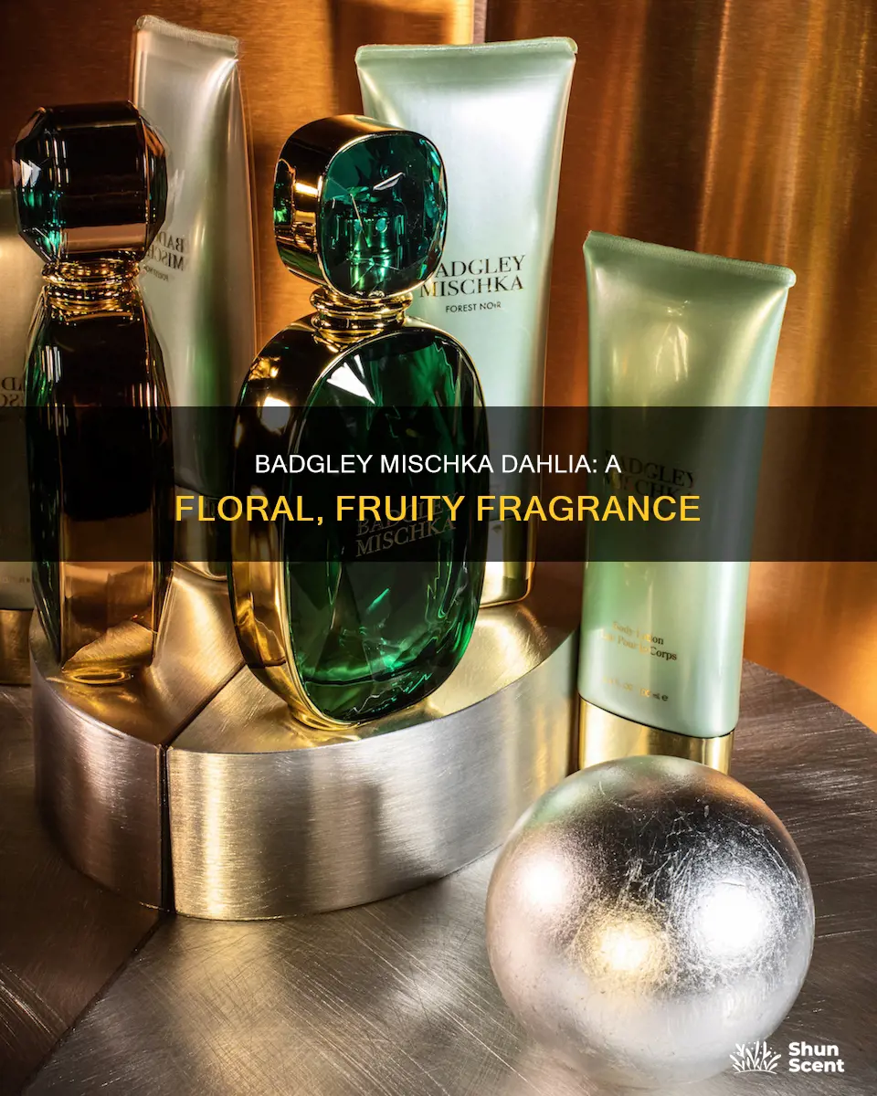 what does badgley mischka dahlia perfume smell like