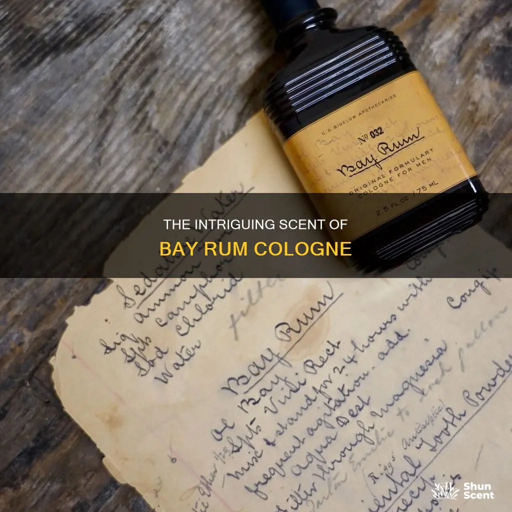 what does bay rum cologne smell like