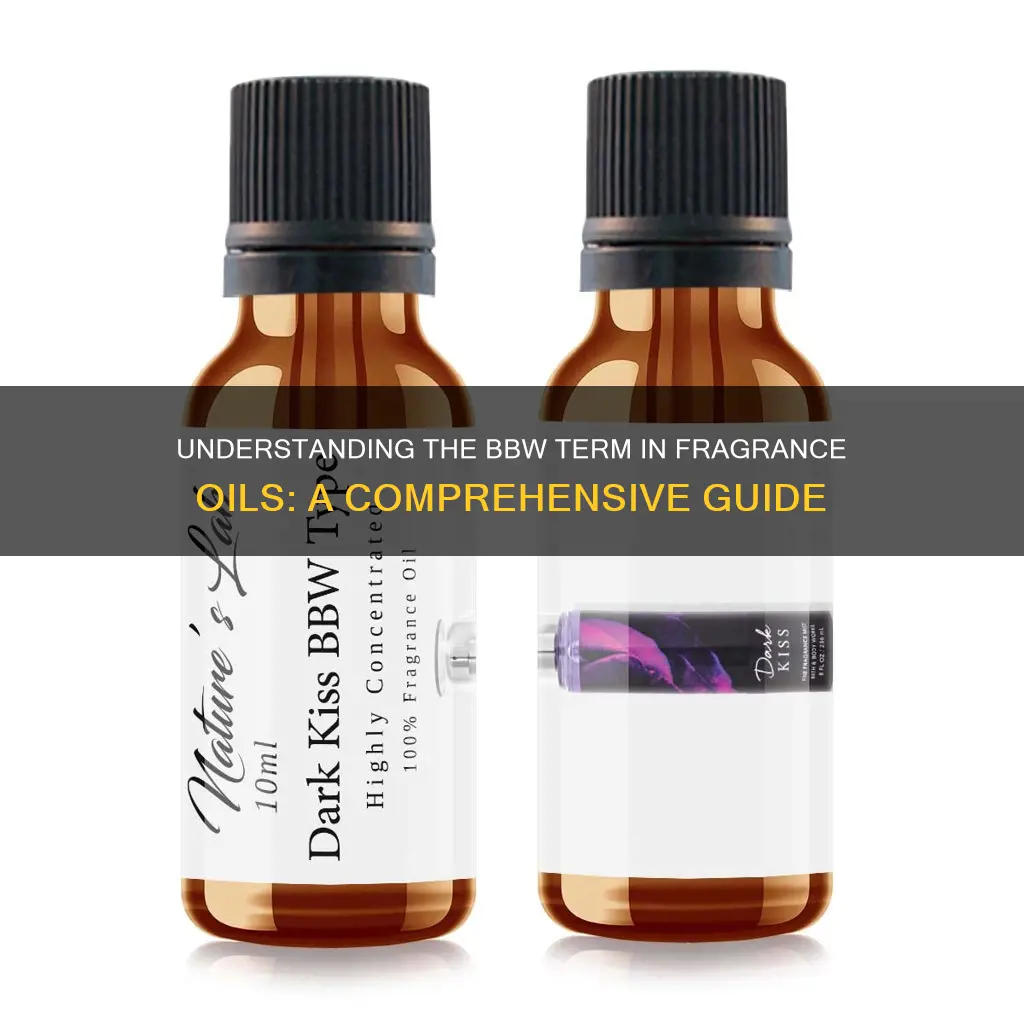 what does bbw type mean in fragrance oils