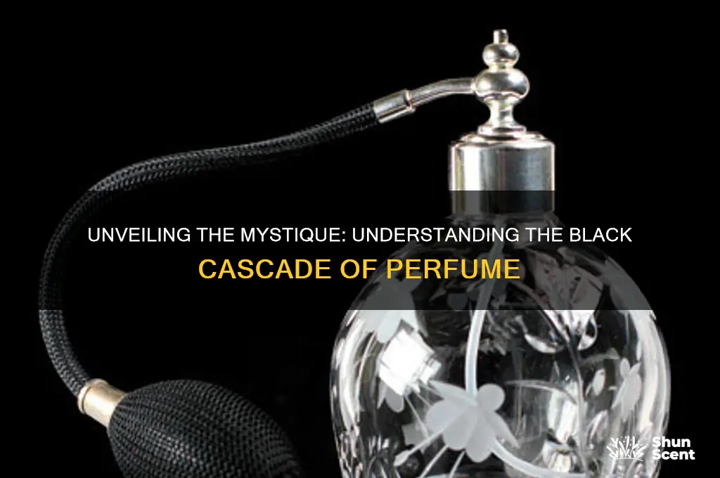 what does black cascade of perfume mean