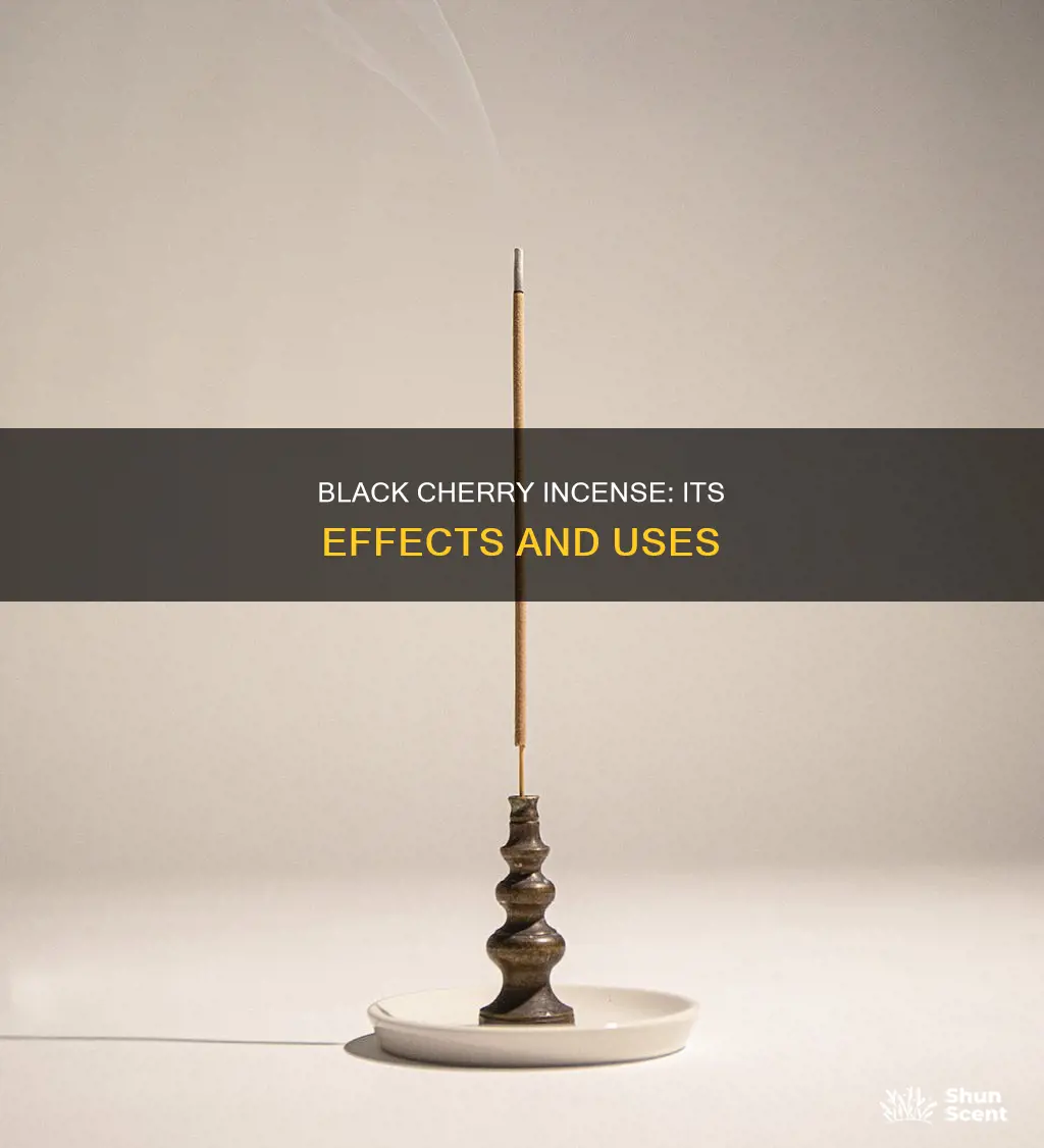what does black cherry incense do