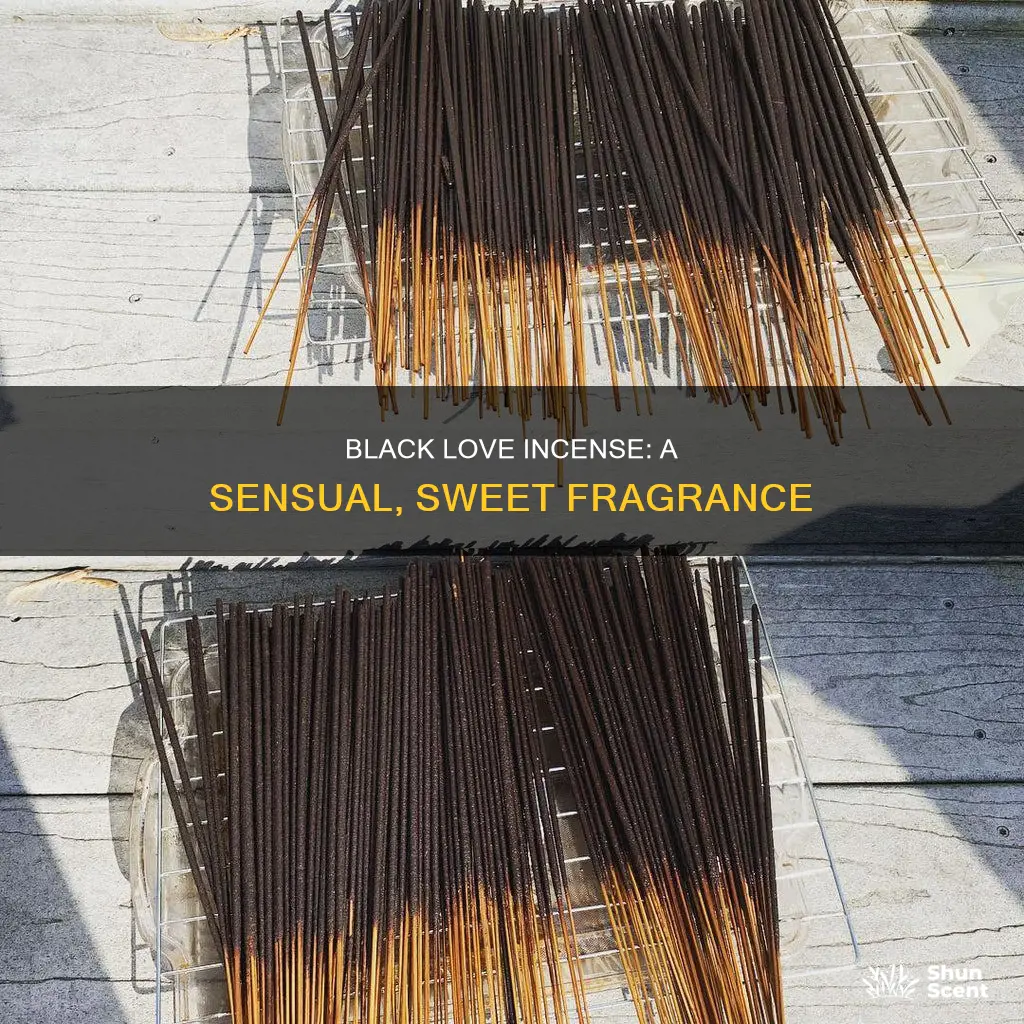 what does black love incense smell like