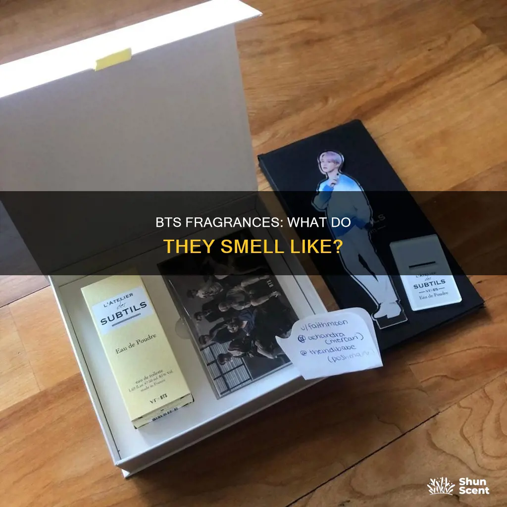 what does bts perfume smell like