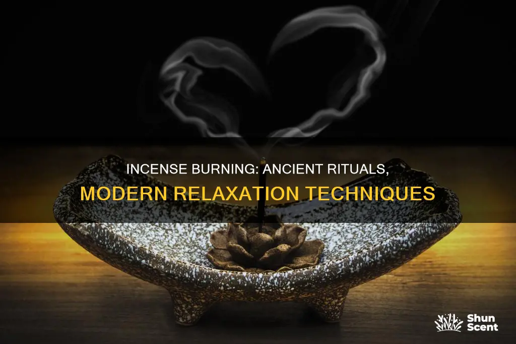 what does burning incense for a censing mean