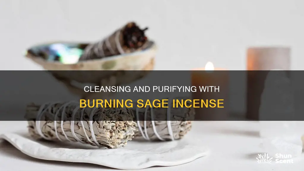 what does burning sage incense do