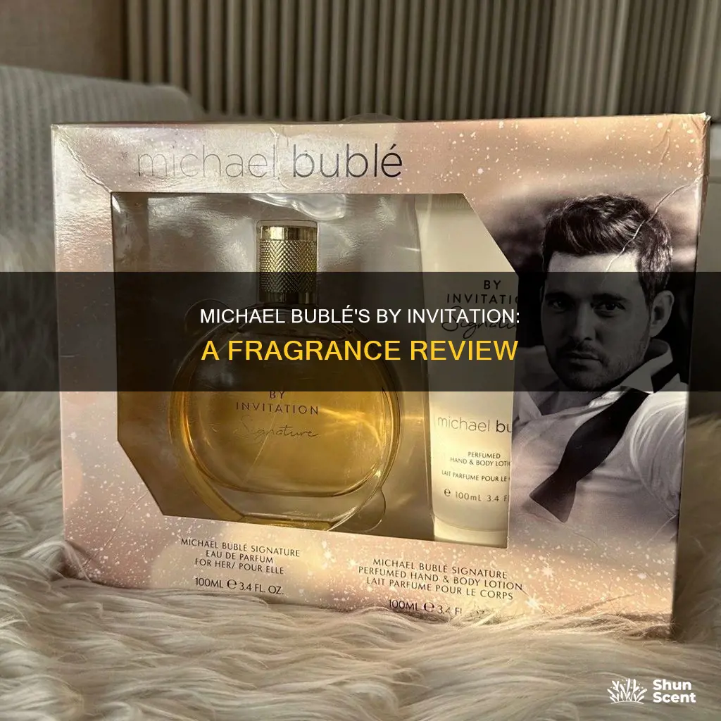 what does by invitation perfume by michael buble smell like