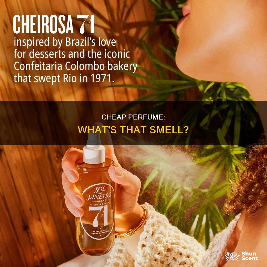 what does cheap perfume smell like