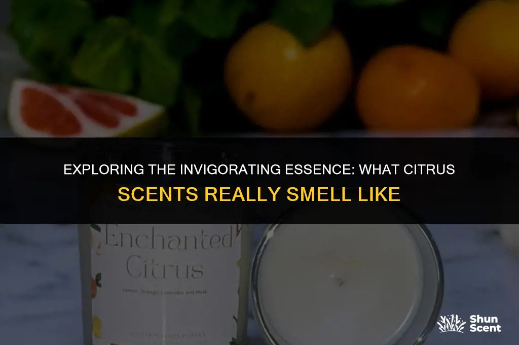 what does citrus scents smell like