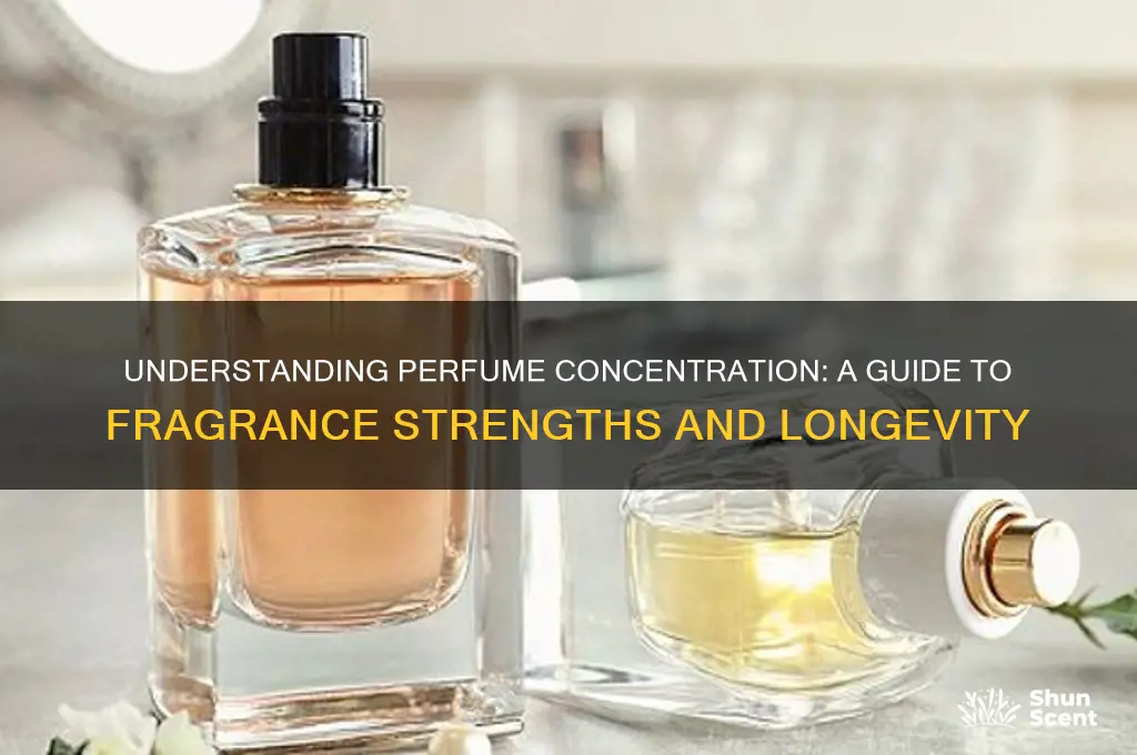 what does concentration mean in perfume