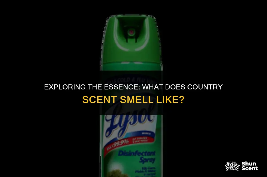 what does country scent smell like