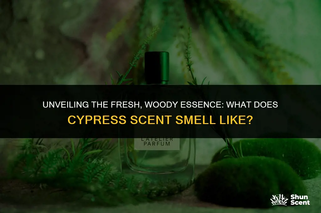 what does cypress scent smell like