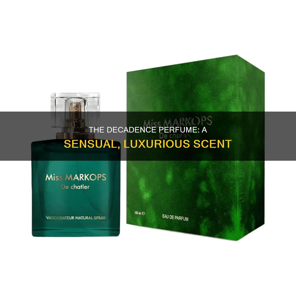 what does decadence perfume smell like