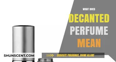 Understanding Decanted Perfume: What It Means and Why It Matters