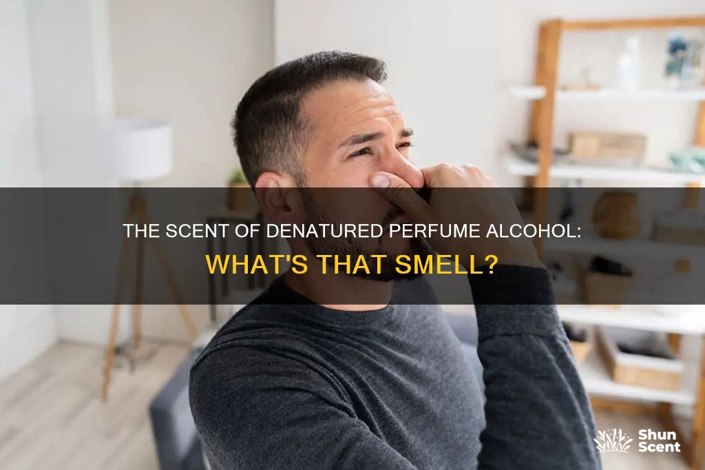 what does denatured perfume alcohol smell like
