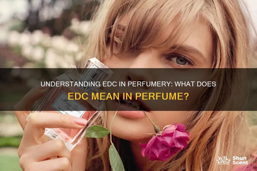 what does edc mean in perfume