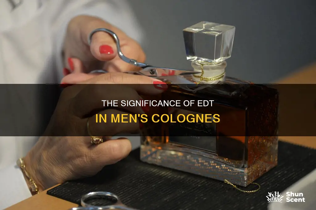 what does edt mean after name of cologne for men