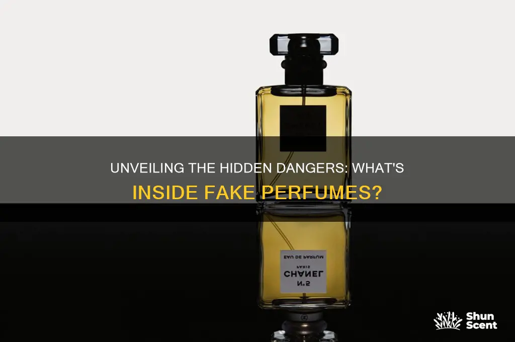 what does fake perfume contain