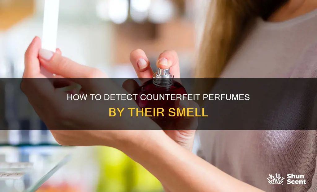 what does fake perfume smell like