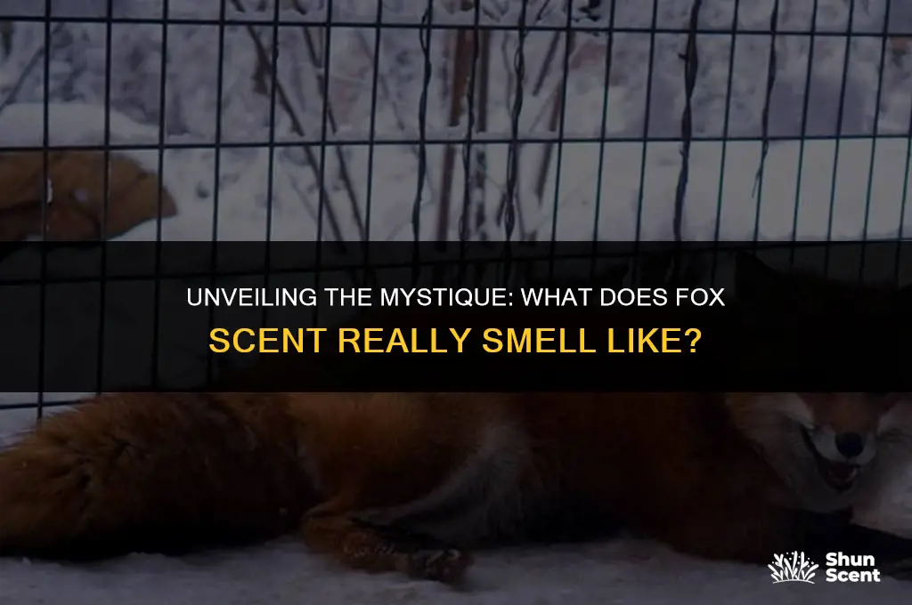 what does fox scent smell like
