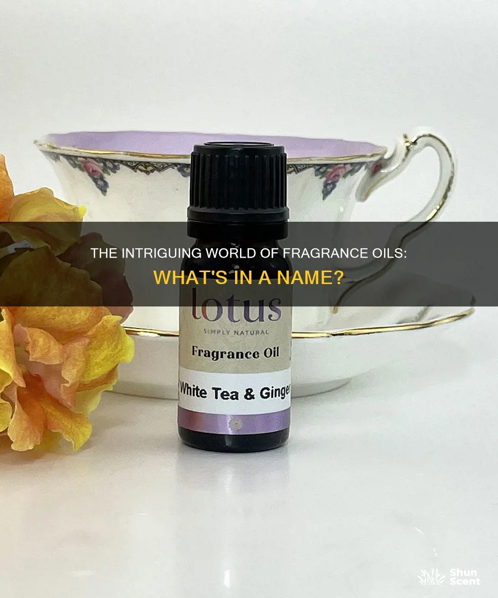 what does fragrance oil mean