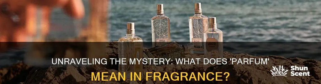 what does fragrance parfum mean