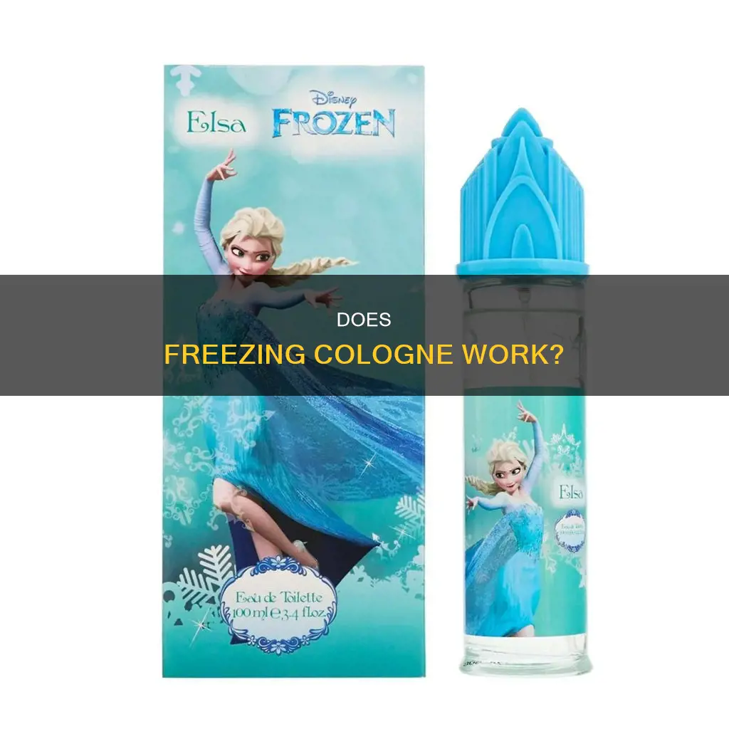 what does freezing cologne do