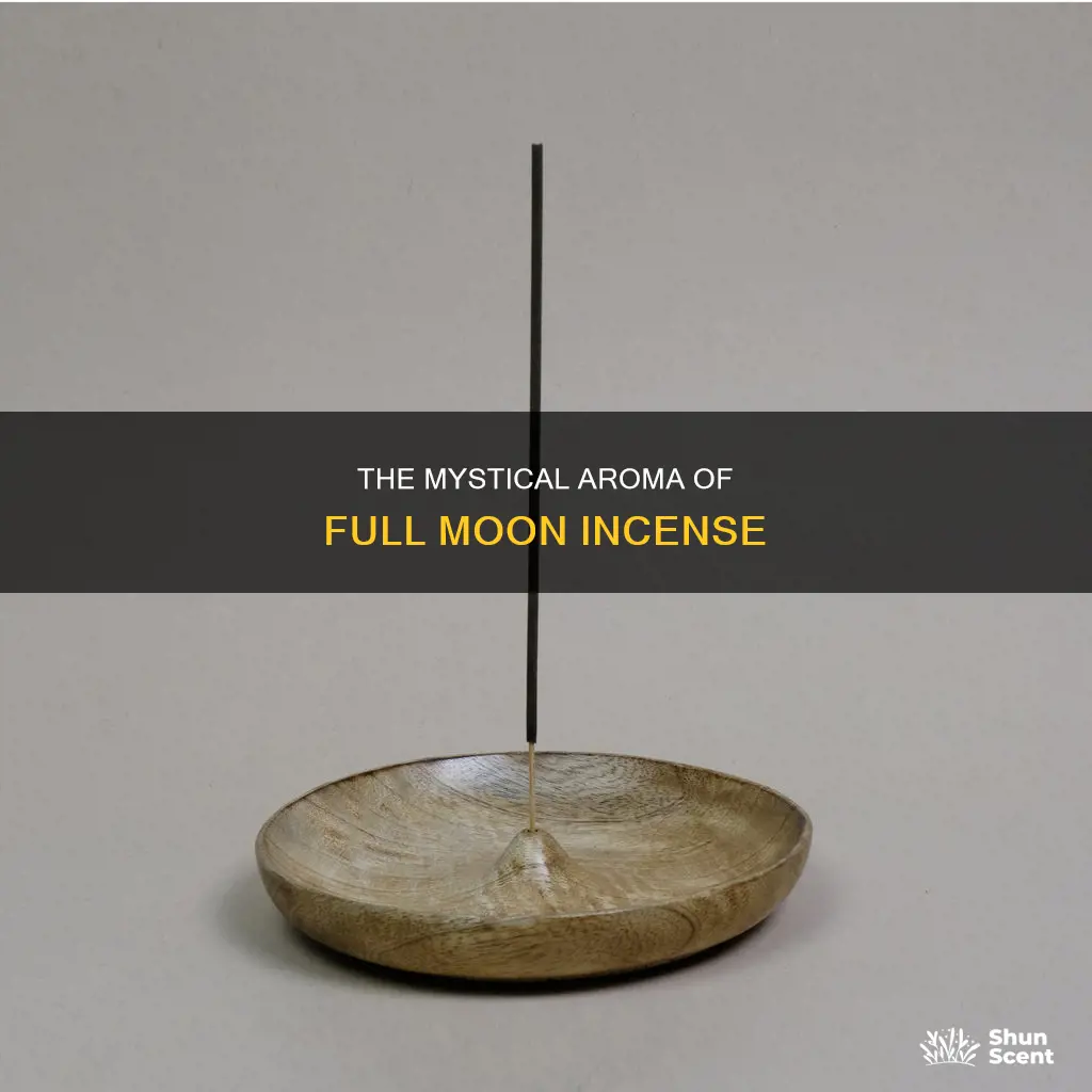 what does full moon incense smell like