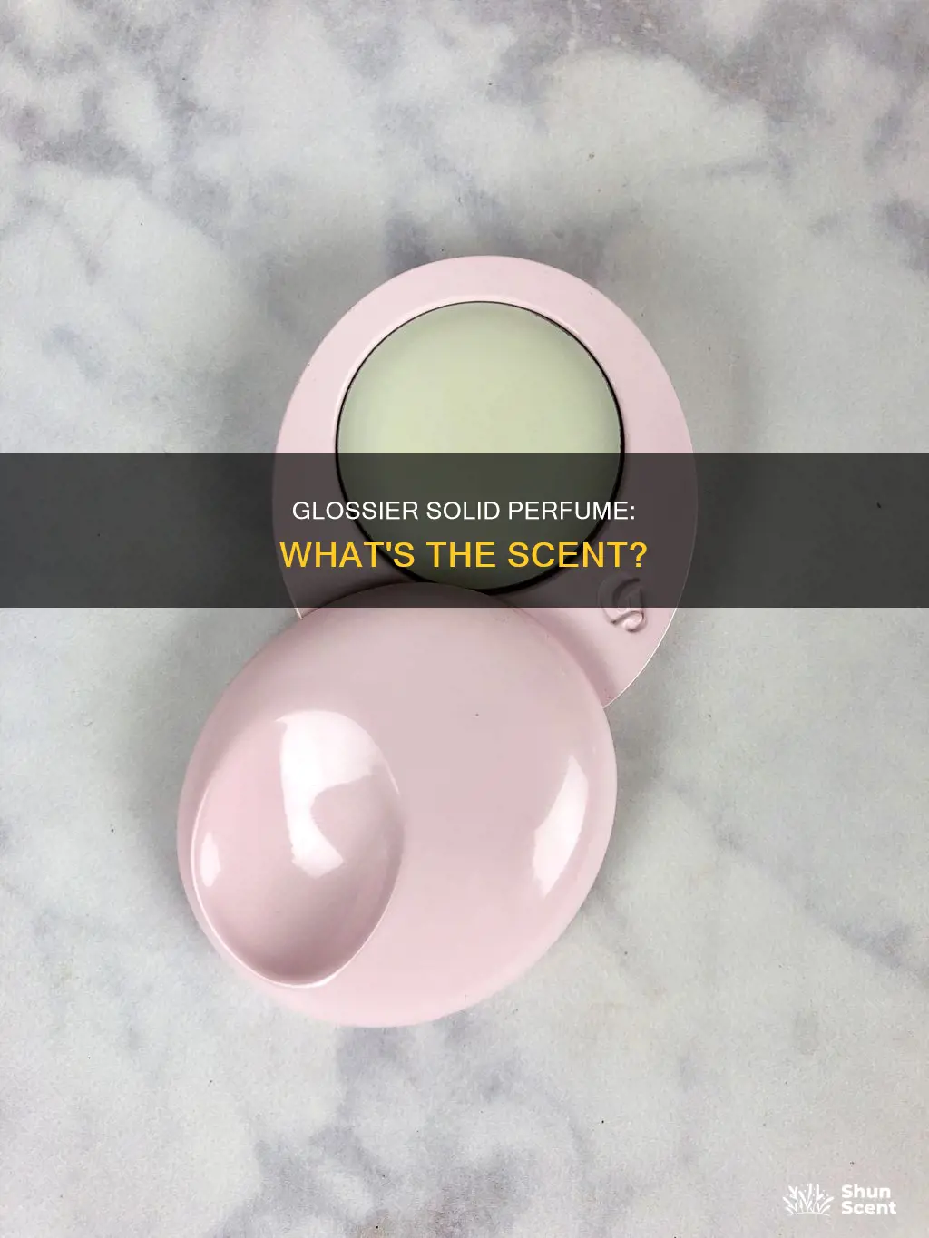 what does glossier solid perfume smell like
