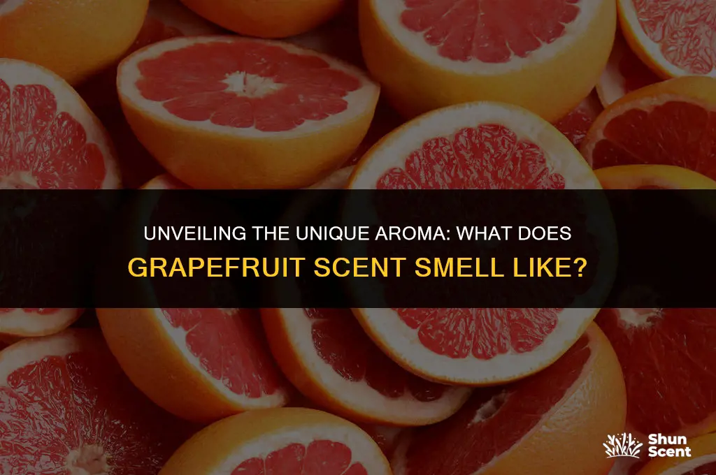what does grapefruit scent smell like